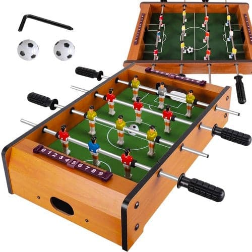 Bordfotboll 50x10x51,5 cm med poängräknare, 12 spelare, 2 bollar