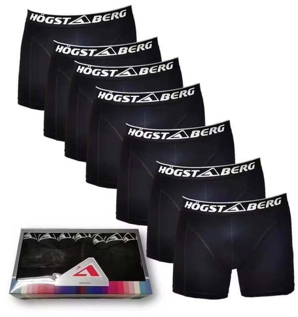 Kalsonger, Boxer kalsonger herr,Svart färg BoxerShorts- 7 Pack