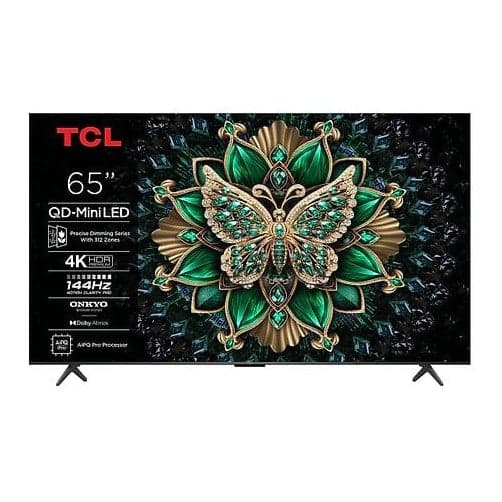 TCL 65" C6K – 4K QD Mini-LED Google TV - A - Som ny