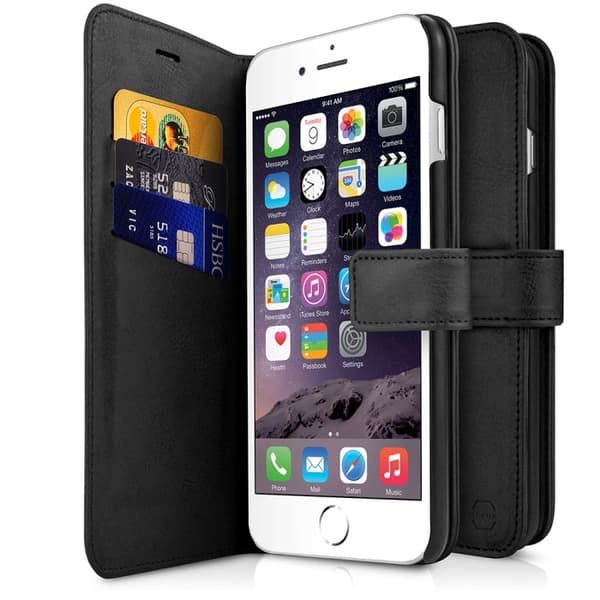 Cirafon Mobilskal för iPhone 6/6s/7/8/SE (2020), AP67-BOOKC-BKNL, Svart - A - Som ny