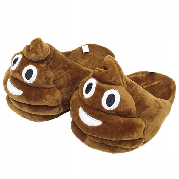Sjove slip-on hjemmesko brune gave universelle