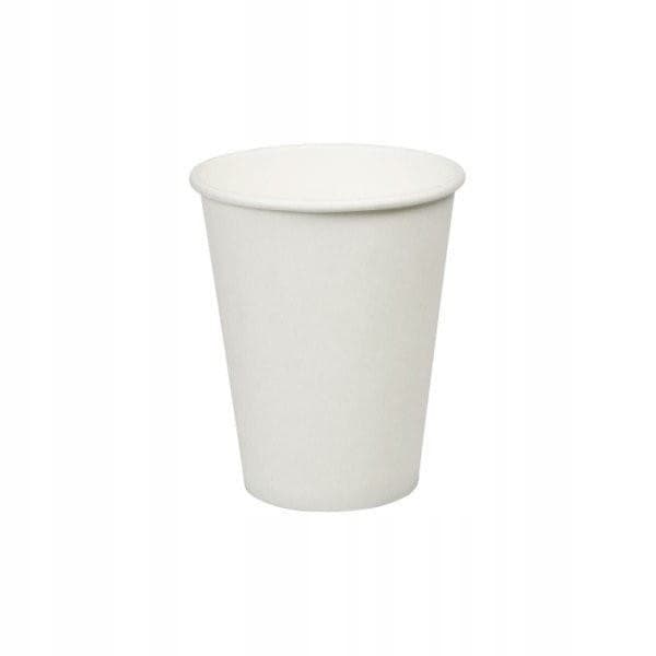 Hvide papkrus 180 ml 100 stk. til varme drikke, kaffe, te