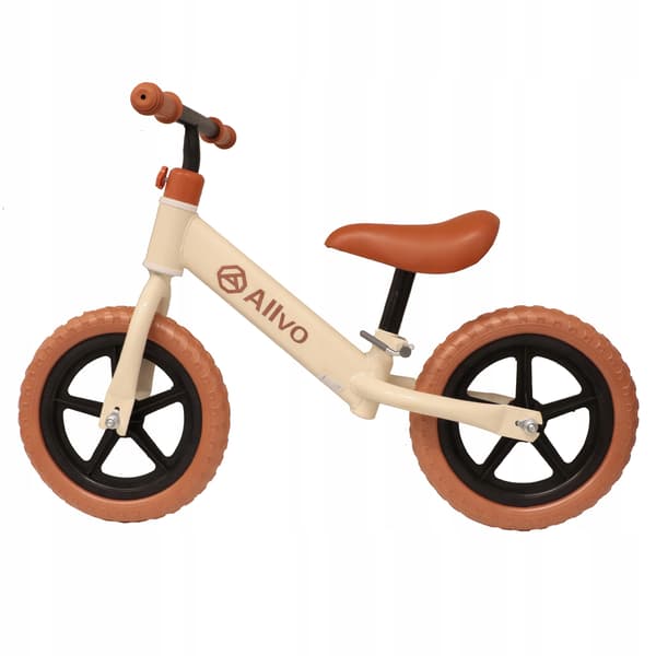 Allvo 12" Barn Balanscykel Beige ALV-U896N