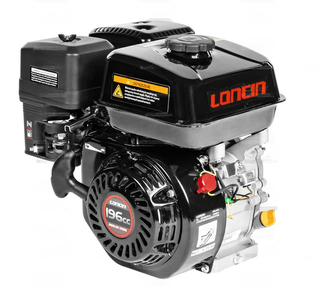 Loncin G200F-A-S komprimatormotor, aksel 20 mm, 6,5 hk, Honda GX160