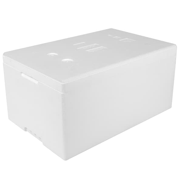 Termobox frigolit termolåda med lock, PZH-certifikat, 580x380x285mm, 32L