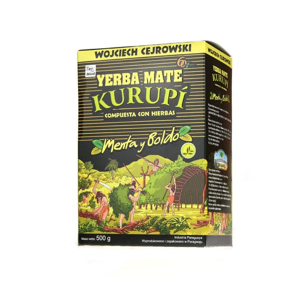 Yerba Mate Kurupi Menta Boldo 500 g