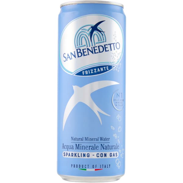 San Benedetto kolsyrat mineralvatten 330 ml burk