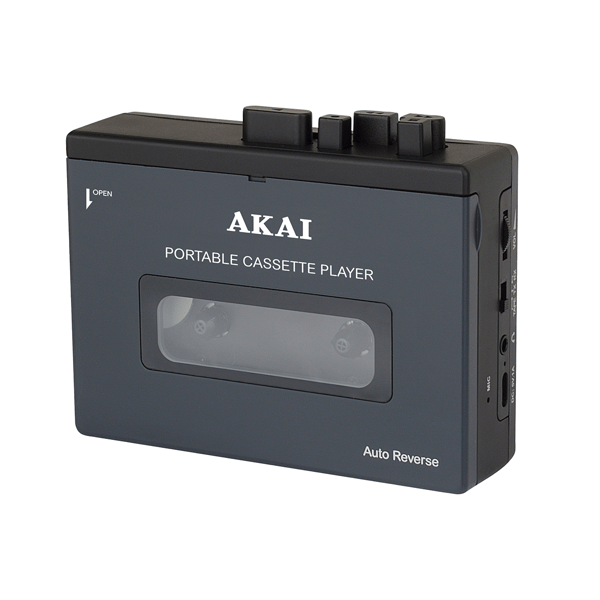 AKAI Bärbar Fickbandspelare Bluetooth 5.4 IN/UT USB-C