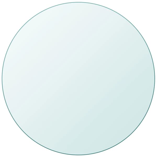 vidaXL Glasbordsskiva, Rund 900 mm