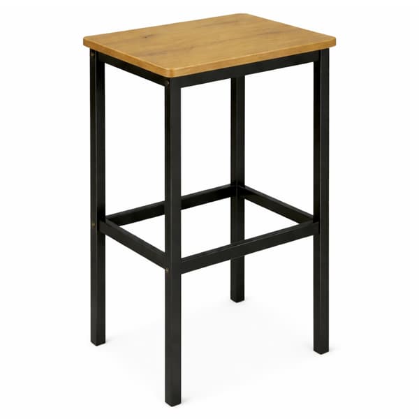 Moderni oksainen tamminen baarijakkara BEGRYF 40x30x65