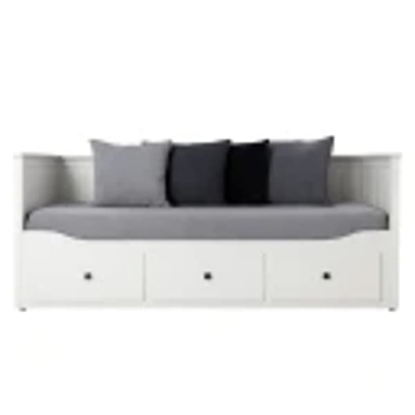 IKEA HEMNES 80x200 LJUSGRÅ Eikando MADRASSSKYDD