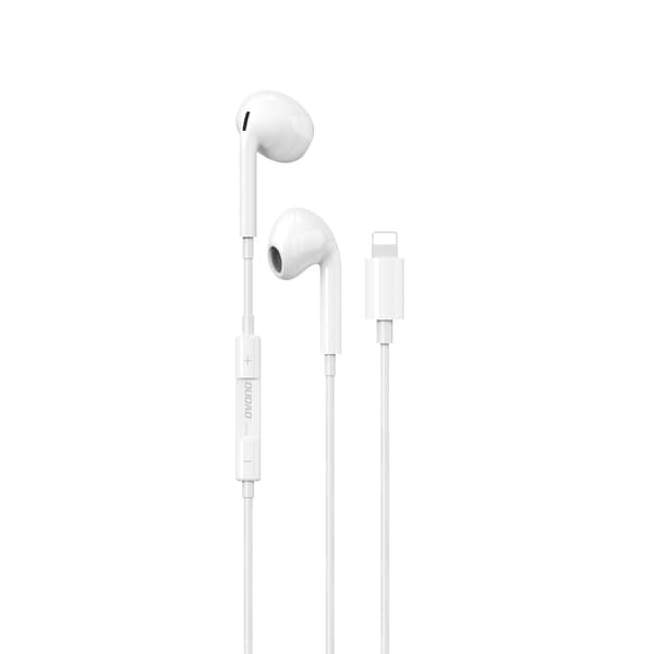 Dudao X14PROL-W1 Lightning-hovedtelefoner – hvide / In-ear-hovedtelefoner / Hovedtelefoner med kabel