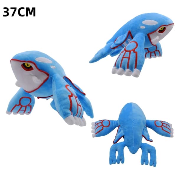 Legendariska plysch Giratina Lunala Zacian Zamazenta Solgaleo Moltres Kyogre Reshiram Groudon Mjuka mjukisgåvor