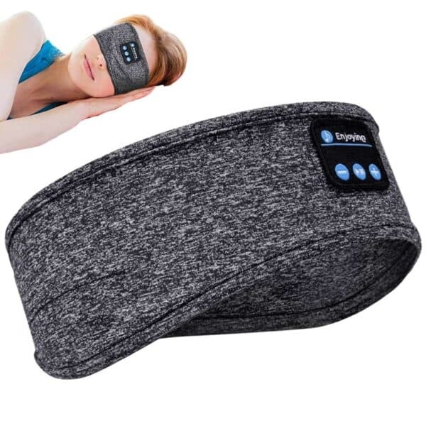 Sovhörlurar med Bluetooth – Pannband & Ögonmask för Bekväm Sömn