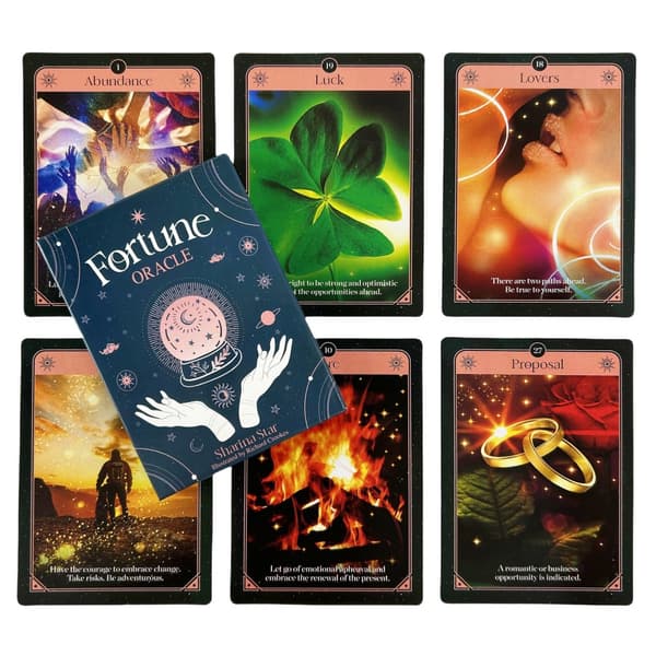 1 st Fortune Oracle-kort Bordsspel för festtarotkort