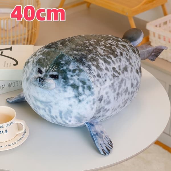 Hot Sale Säl Sjölejon Plyschleksaker Naturtrogna mamma-barn Säldocka Mysig bomullsfylld Slängkudde Ryggkudde Söt present