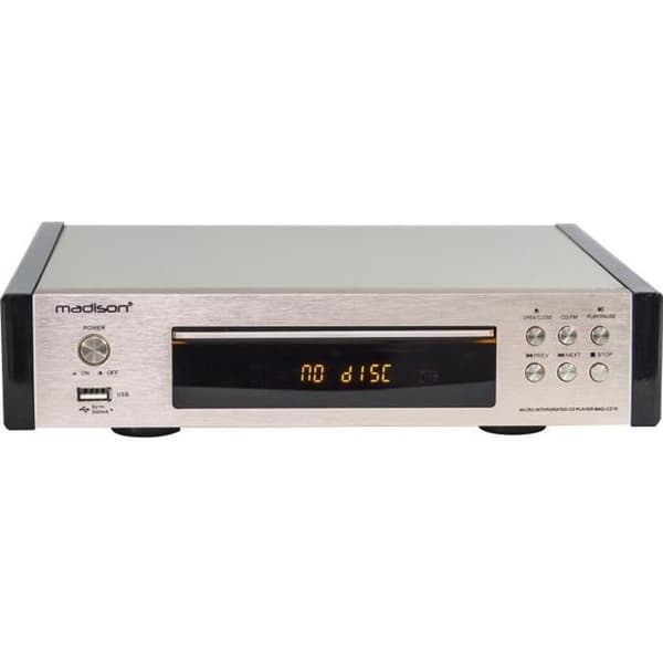MADISON MAD-CD10 CD-spelare med FM-tuner och analog ljudutgång