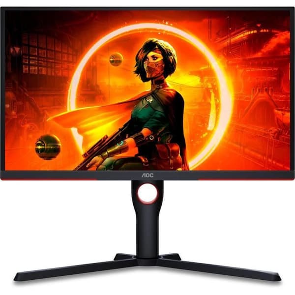 PC Spelmonitor - AOC - 24,5" - FHD - 240Hz - Snabb VA-panel - 1ms - Höjdjusterbar - 25G3ZM/BK