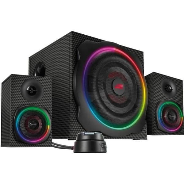 SPEED LINK Högtalare 2.1 Gravity Carbon RGB