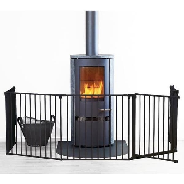 Flex XL Safety Gate - BABY DAN - Svart - 90 till 270 cm - Avtagbar - Baby