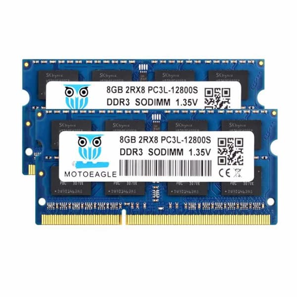 RAM för bärbar dator - Motoeagle - DDR3L 1600 MHz - 16 GB (2x8 GB) - SODIMM - Livstidsgaranti