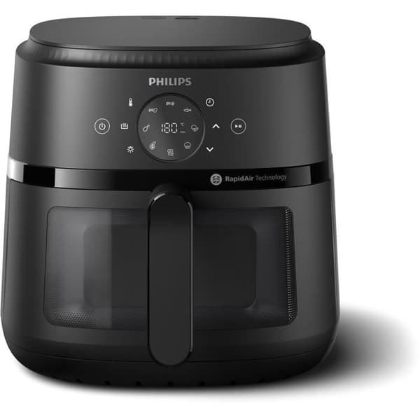 Luftfritös - PHILIPS - NA230/00 - Airfryer Serie 2000 6.2L - 13 tillagningslägen - tillagningsfönster - 1500W - Svart