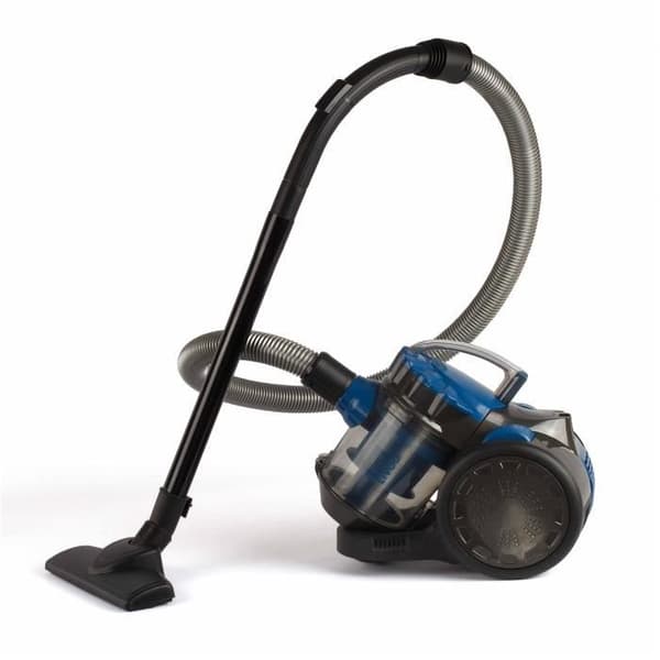 Cylindrisk dammsugare utan påse - LIVOO DOH105B - 700 W - 2 L - 78 dB - Tvättbart filter - 2 i 1-munstycke - Blå / Grå