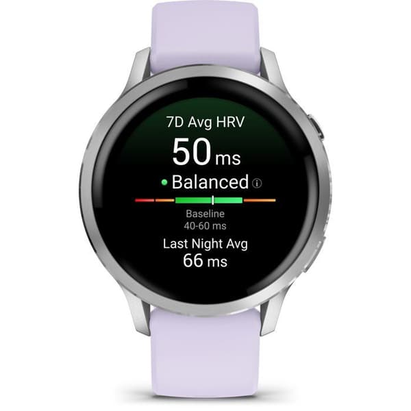 Garmin Venu 4 41mm Grå med Silver + Periwinkle