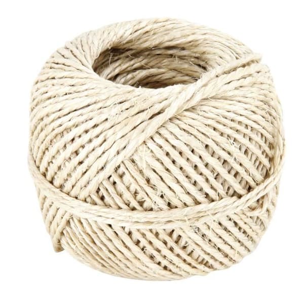Trädgårdssnören - GREENGERS - Sisal av naturlig fiber - 45M - Hög hållfasthet - Användbar inom ekologisk jordbruk