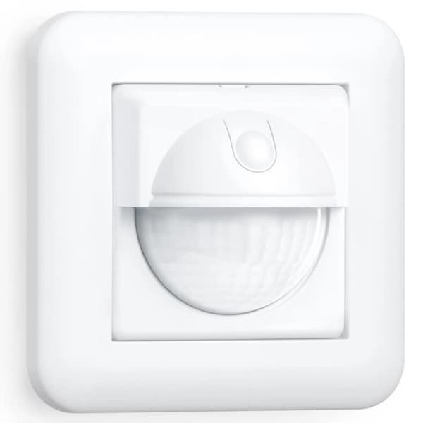 Ljusströmbrytare med sensor - STEINEL - IR 180 UP Easy - Vit - 180° - 8m räckvidd
