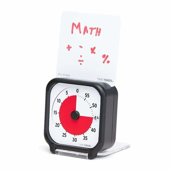 Visuell Timer - TIME TIMER - Time Timer Pocket - Nedräkning 60 min - Bärbar - Röd