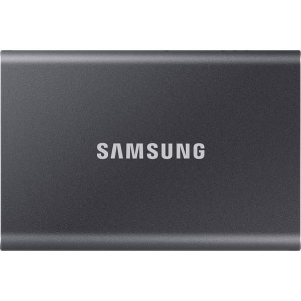 SAMSUNG - T7 Grå - Extern SSD - 1 To - USB 3.2 - Läshastighet upp till 1 050 Mo/s