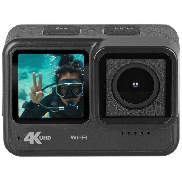 Actionkamera 4K - TREVI - GO 2600 - 20MP - Vattentålig ner till 21m - Inbyggd Wi-Fi