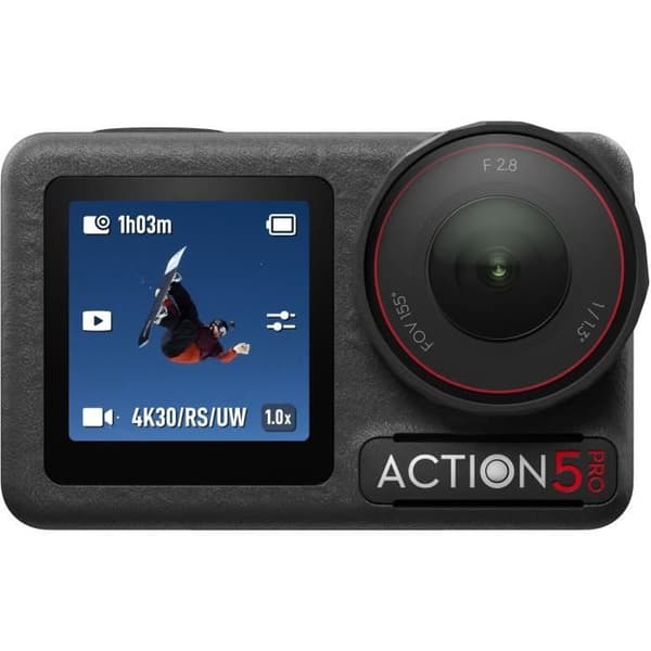 Osmo Action 5 Pro Standard Combo - DJI - CMOS 1/1,3" - Pekskärm - UHD 4K120, 2.7K120, 1080p240 - 12 Mpx - Bluetooth 5.0 - Wifi