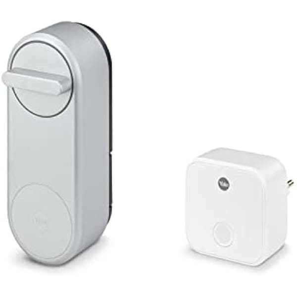 Intelligent lås - BOSCH - Yale Linus - Kontroll via Alexa - Nyckelfri åtkomst - Silverfärgad
