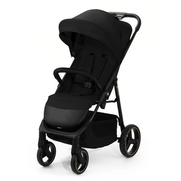 Kinderkraft TRIG 3 lätt vikbar barnvagn CLICK&FOLD justerbart ryggstöd EVA-hjul upp till 25 kg Svart