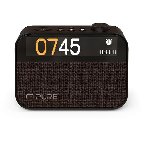 Radio DAB - PURE - Moment Coffee - Analogt Tuner - Anpassningsbar Larm - Nödbatteri