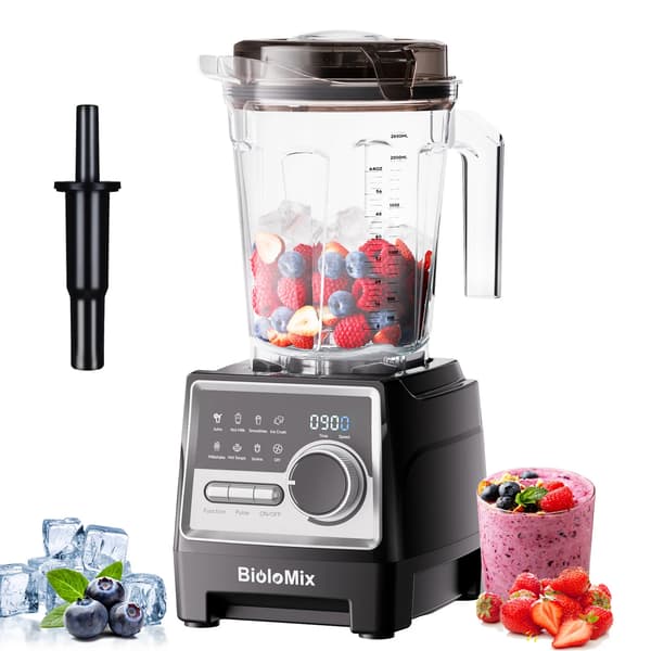 Powerblender Höghastighetsmixer - T6100 Stand - 1500 W - 2,6 l BPA-fri Tritan-kanna - 6 Blad - 7 Program - Krossar Is - 220–240 V EU-kontakt