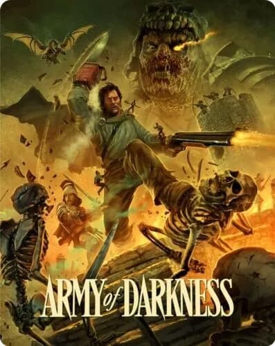 Army of Darkness (1992) Ltd Edition Scream Steelbook 4K BluRay Ltd 750 only OOP Brand New