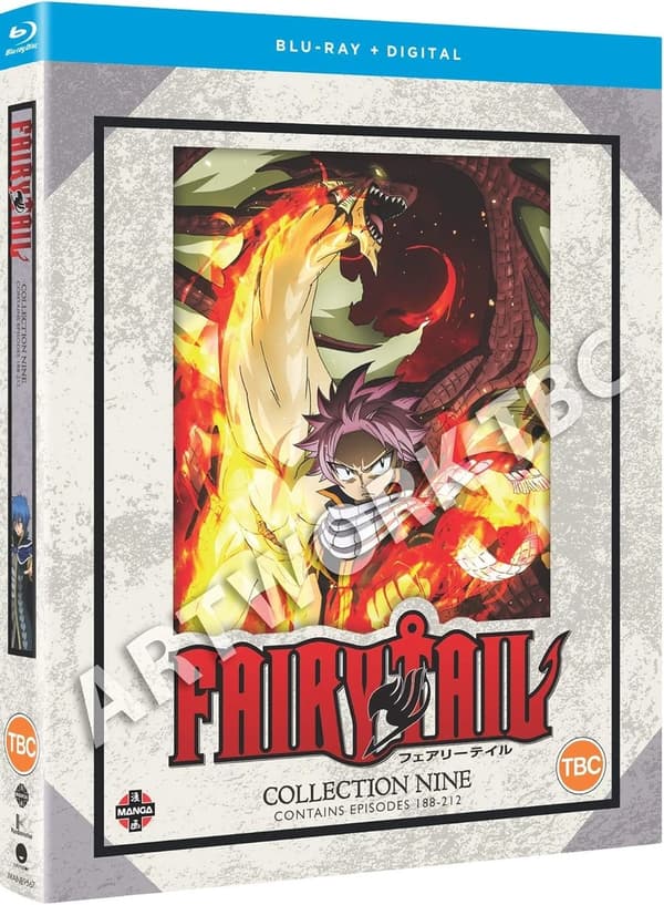 Fairy Tail: Collection 9 (Episodes 188212) Brand New