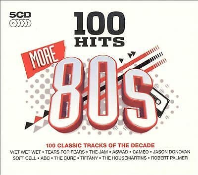 Various Artists : 100 Hits: More 80s CD Box Set 5 discs (2009) Pre-Owned