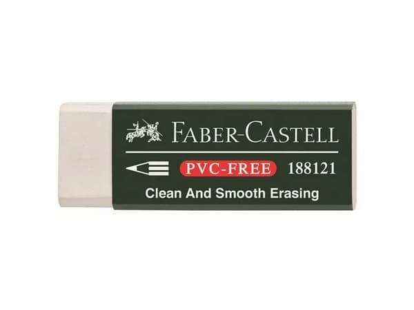 Suddgummi Faber-Castell vit