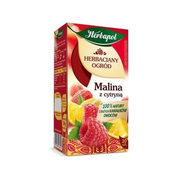 Herbapol hallon- och citronté 20 st