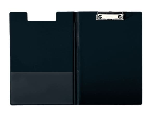 Clipboard Esselte A4 sort PP med forside