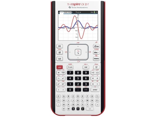 Texas Instruments TI-Nspire CX II-T, Ficka, Grafer, Flash, USB-port, Batteri, Vit