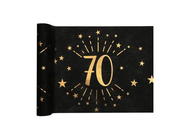 Svart och guld bordslöpare, 70 år