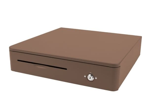 Olympia M405, Elektronisk pengeskuff, Metall, Brun, 12 - 24 V, 405 mm, 400 mm
