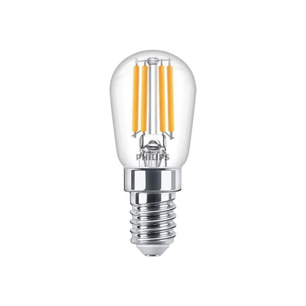 Philips Classic - LED-glödlampa - form: S26 - E14 - 2.5 W (motsvarande 25 W) - klass F - varmt vitt ljus - 2700 K
