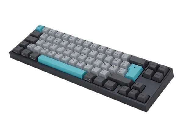 Varmilo Miya69 Pro Moonlight - Tangentbord - bakgrundsbelyst - USB - QWERTZ - tysk - tangentbrytare: CHERRY MX Silent Red