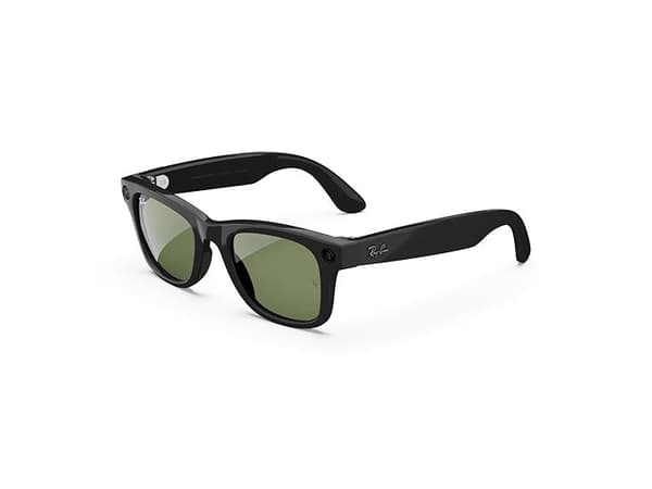 Ray-Ban: Meta Wayfarer (Standard) smarta glasögon - Blank svart/grön